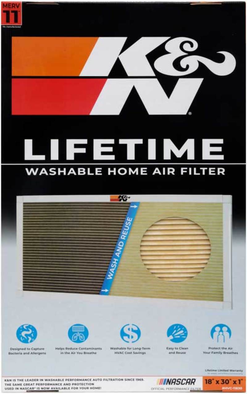 K&N HVAC Filter - 18 x 30 x 1 thumbnail 2