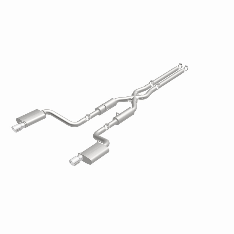 MagnaFlow 11-12 Dodge Charger SRT-8 Hemi Dual Split Rear Exit Stainless Cat-Back Performance Exhaust thumbnail 7
