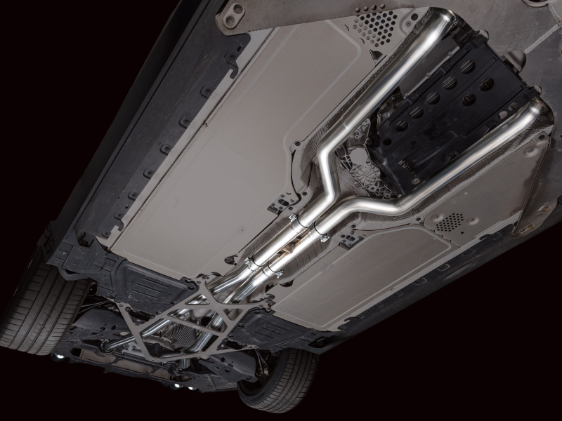 AWE Tuning BMW G90/G99 M5 Track Edition Cat-Back Exhaust - Chrome Silver Tips