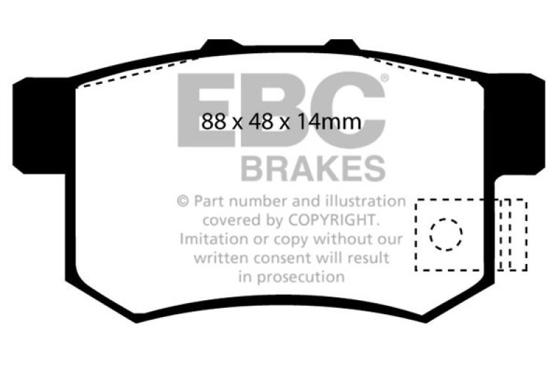 EBC S14 Brake Pad and Rotor Kit (1x ebcDP6781/2, 1x ebcRK7199) thumbnail 8