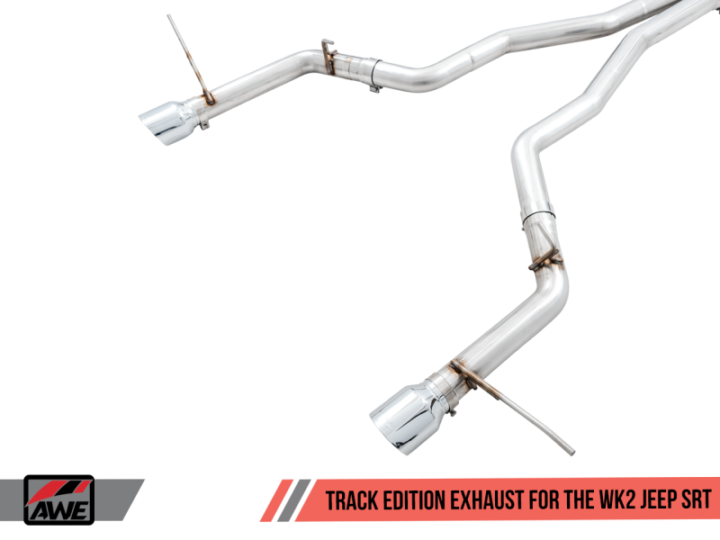 AWE Tuning 2020 Jeep Grand Cherokee SRT Track Edition Exhaust - Chrome Silver Tips thumbnail 9