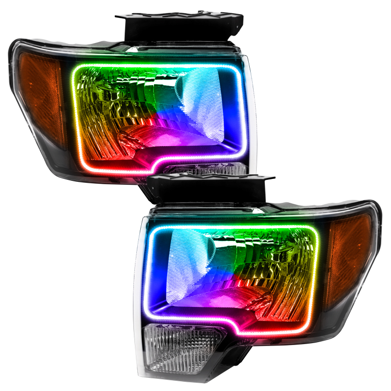 Oracle 09-14 Ford F-150 LED HL - Black - ColorSHIFT w/o Controller thumbnail 2