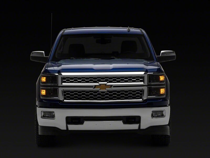 Raxiom 14-15 Chevrolet Silverado 1500 OE Style Headlights/ Chrome Trim- Black - Clear Lens thumbnail 2