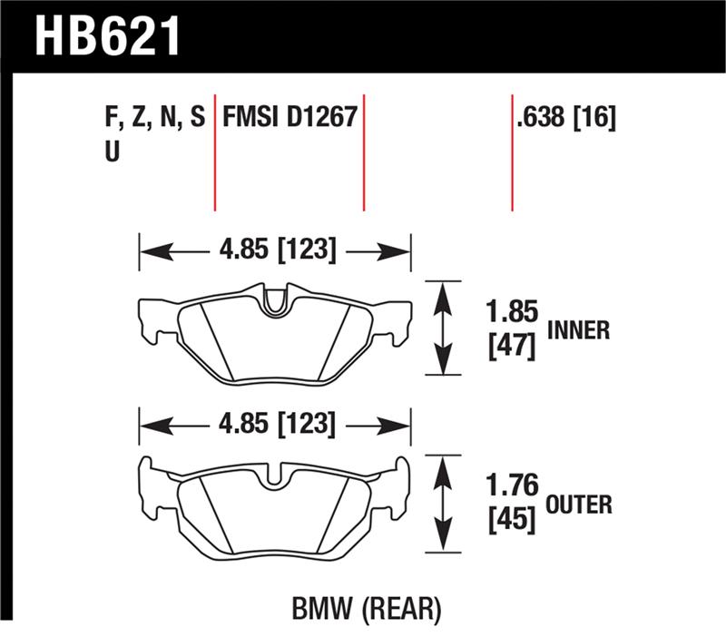 HAWK HT-10 Brake Pad Sets