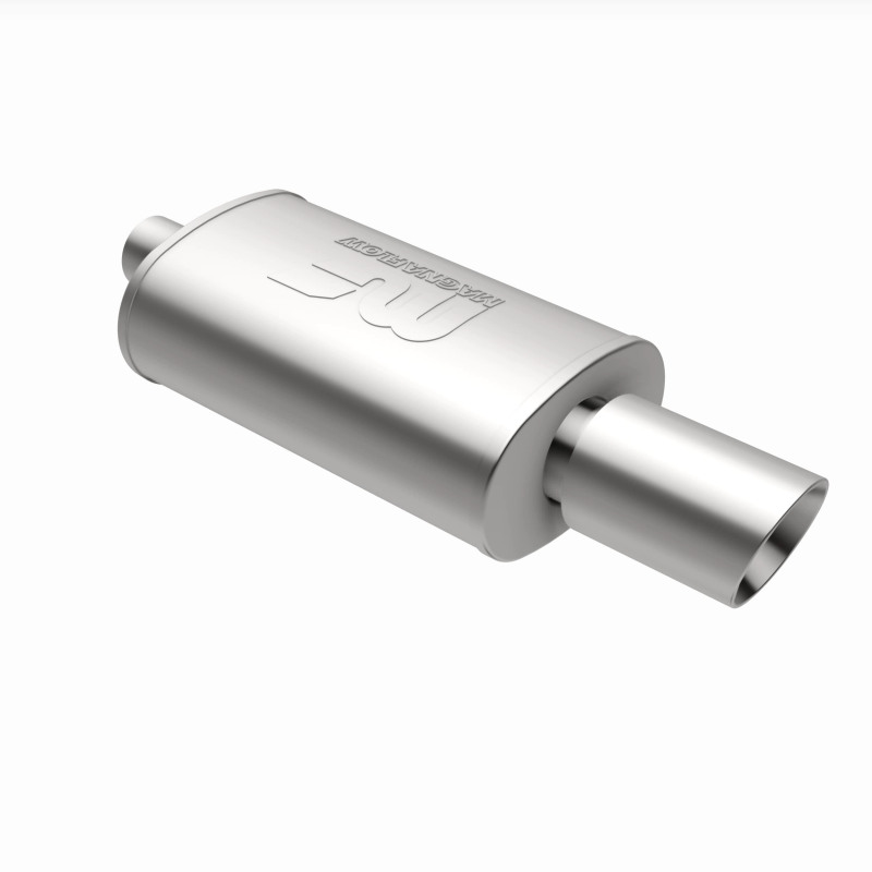 MagnaFlow Muffler W/Tip Mag SS 14X5X8 2.25/4. thumbnail 6