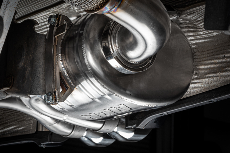 APR 17-25 Porsche Boxster/Cayman 718 (982) 2.0T/2.5T Catback Exhaust Left Muffler thumbnail 4
