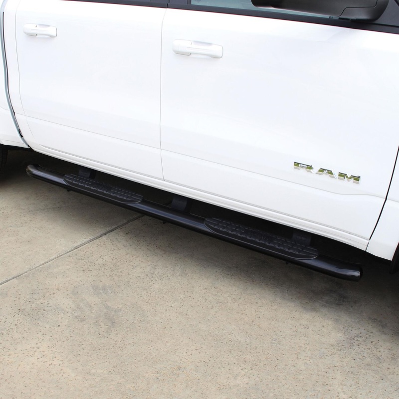 Westin 19-26 Ram 1500 Quad Cab (Excludes Ram 1500 Classic) PRO TRAXX 4 Oval Nerf Step Bars - Black thumbnail 8