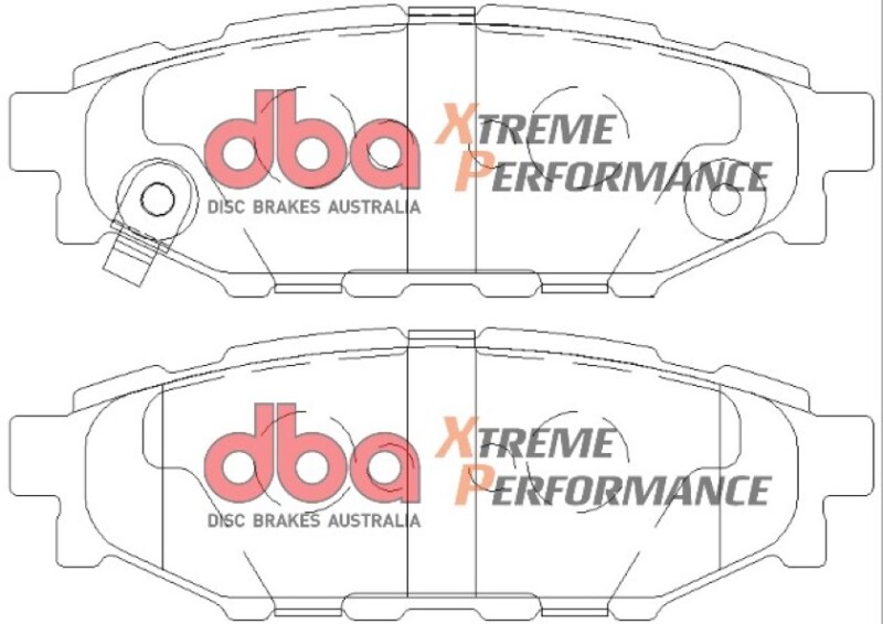 DBA 08 Subaru WRX XP650 Rear Brake Pads thumbnail 9