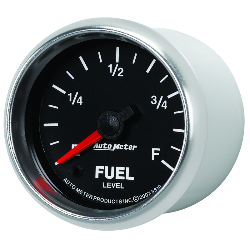 Autometer GS 2 1/16in. 0-280 Ohms Fuel Level Gauge - Stepper Motor thumbnail 9