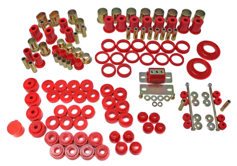 Energy Suspension 66-72 Chevelle Red Hyper-flex Master Bushing Set thumbnail 3