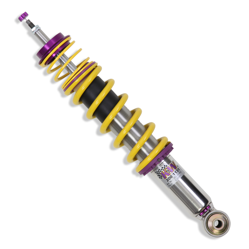 KW Variant 3 Coilover Kits 35220096 Kits, 3, 1.0 - 2.4 in. Lowered Front, 1.0 - 2.0 in. Lowered Rear, Shocks, Yellow Powdercoated Springs, MINI, Kit thumbnail 6