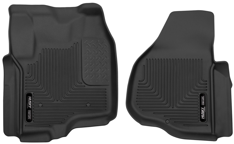 Husky Liners 12-13 F-250/F-350/F-450 Super Duty X-Act Contour Black Front Floor Liners thumbnail 6