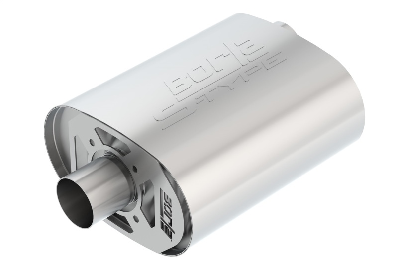 Borla CrateMuffler Ford Coyote 5.0L S-Type 2.5in Offset/Center 12inx6inx10.34in Muffler thumbnail 4
