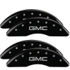 MGP 4 Caliper Covers Engraved Front & Rear GMC Black finish silver ch thumbnail 8