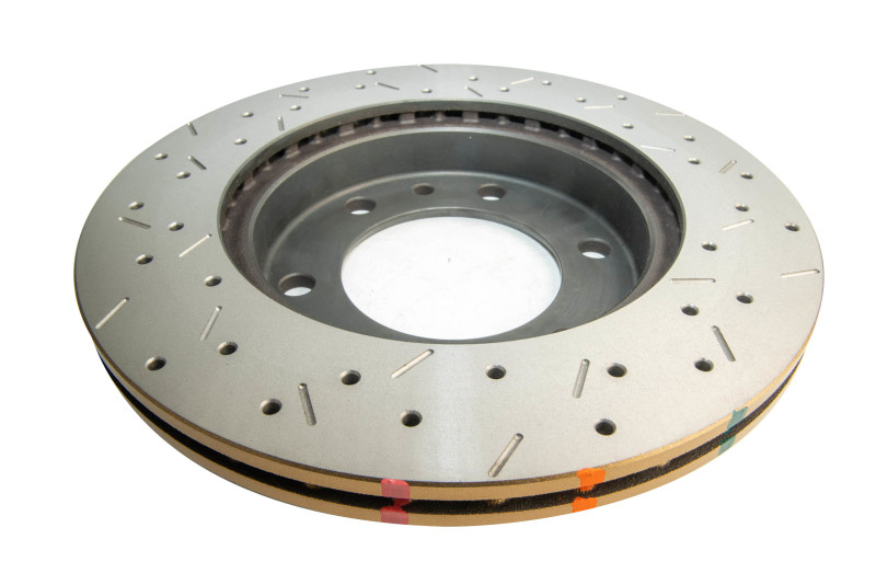 DBA HD Series 4000XS Brake Rotors DBA4151XS Disc Rotor, Cross-Drilled, Slotted, 4000 XS Series, Uni-Directional, Toyota, Front, Each thumbnail 5