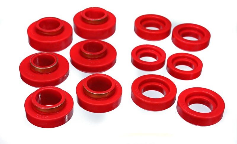 Energy Suspension GM Red Body to Frame Mount and Radiator Support Bushing Set thumbnail 5
