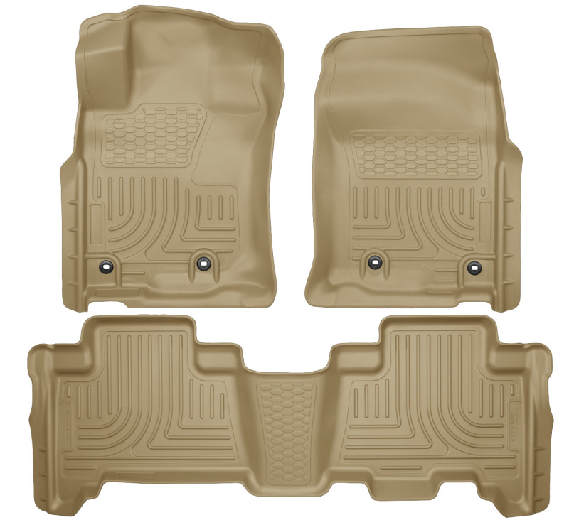 Husky Liners 2013 Toyota 4Runner WeatherBeater Tan Front & 2nd Seat Floor Liners thumbnail 8