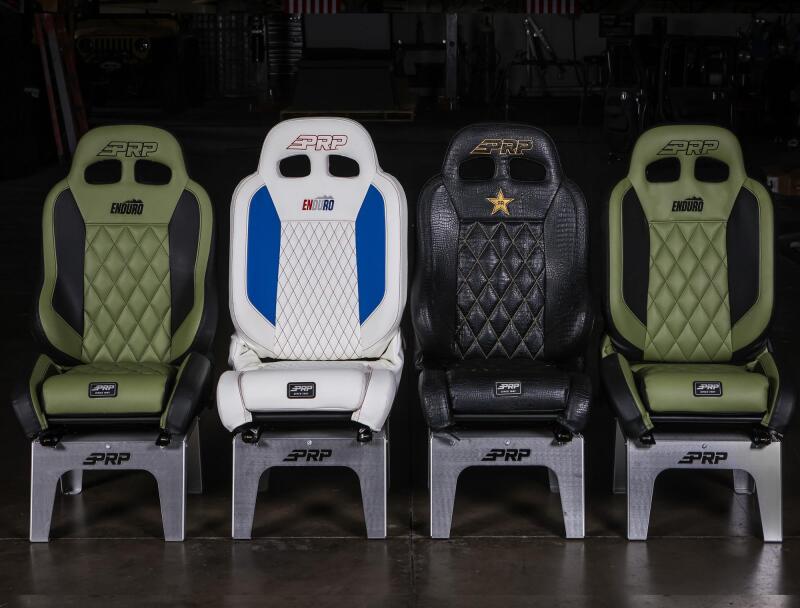 PRP EnduroCrawl Reclining Suspension Seat (Driver Side) - Black Tweed thumbnail 2