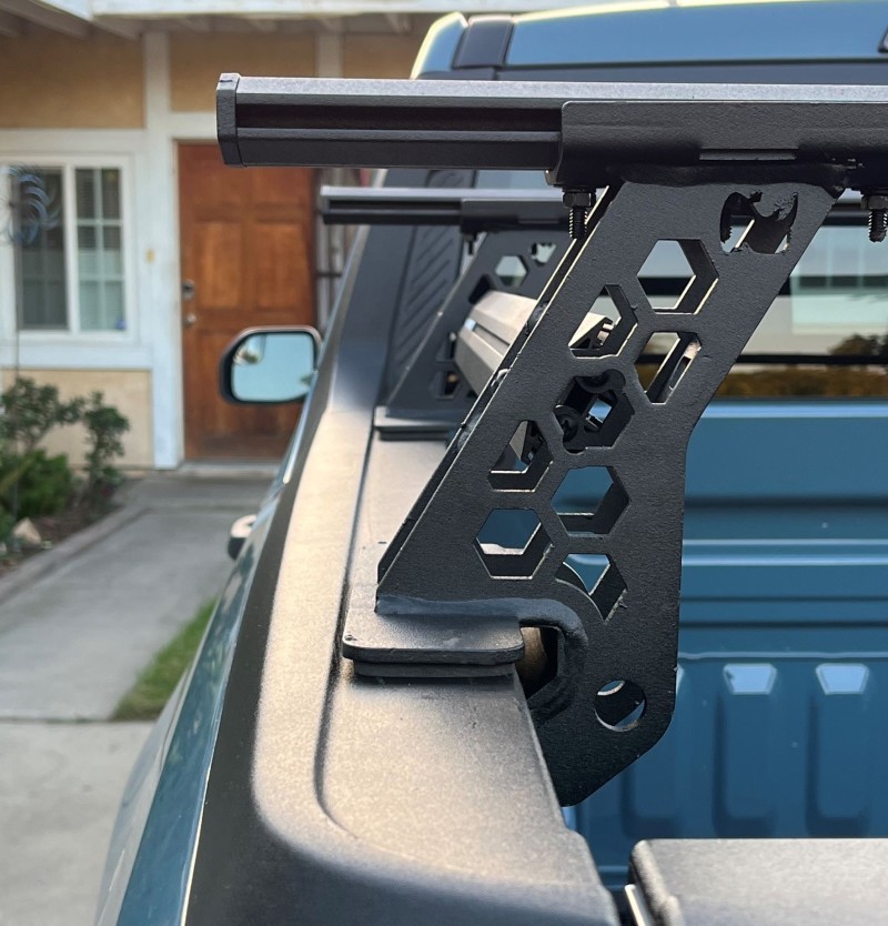 Go Rhino 20-22 Jeep Gladiator JT/16-22 Toy. Tacoma/05-21 Nssn Frontier XRS Cross Bars Kit - Tex. Blk thumbnail 3