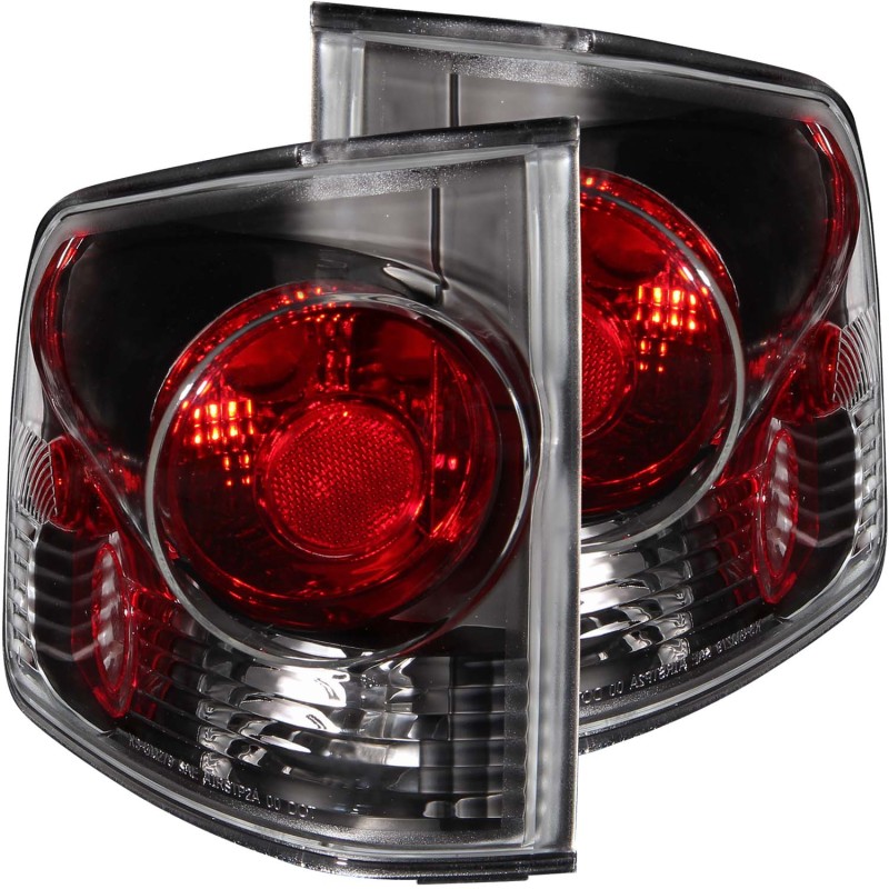 ANZO 1995-2005 Chevrolet S-10 Taillights Dark Smoke 3D Style thumbnail 3