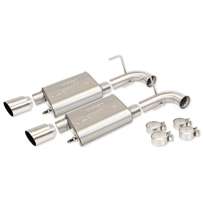 BBK 11-14 Mustang GT VariTune Axle Back Exhaust Kit (Stainless Steel) thumbnail 3