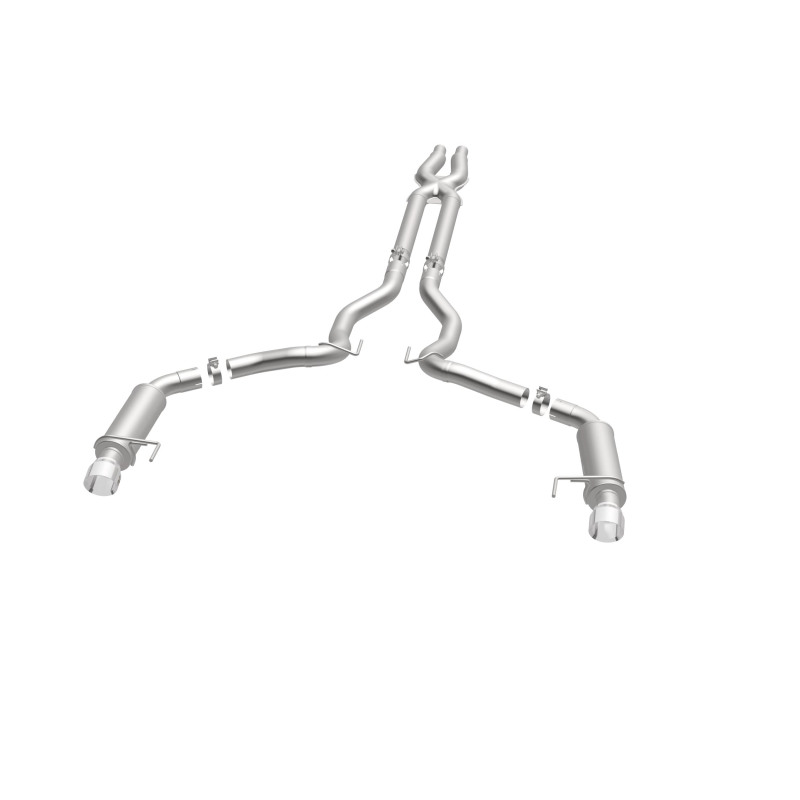 MagnaFlow Cat Back, SS, 3in, Competition, Dual Split Polished 4.5in Tips 2015 Ford Mustang GT V8 5.0 thumbnail 5