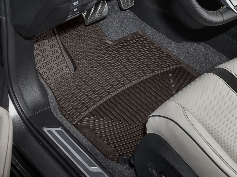WT Rubber Mats - Front - Cocoa