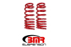 BMR 93-02 F-Body Front Handling Version Lowering Springs - Red thumbnail 3