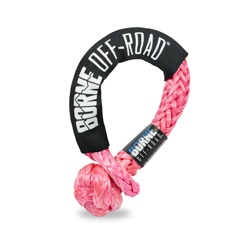 Borne Off-Road 7/16in X 20in Soft Shackle Hot Pink