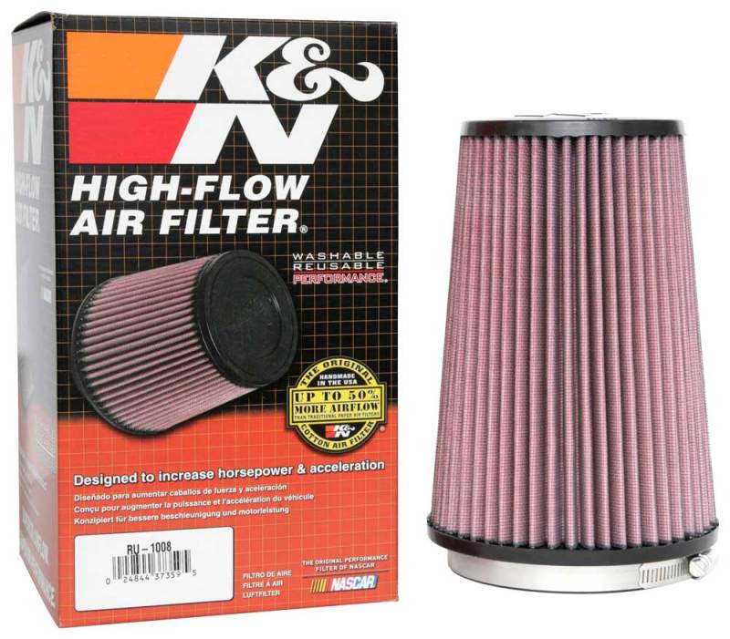 K&N Universal Clamp-On Air Filter 4-1/2in FLG / 5-7/8in B / 4-1/2in T / 8-3/8in H thumbnail 3
