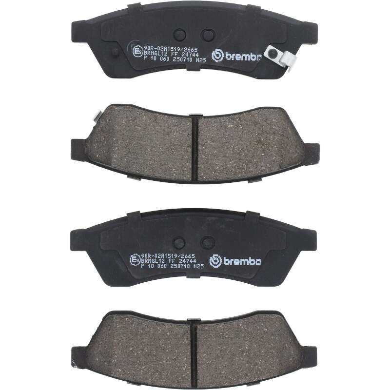 Brembo OE 04-06 Suzuki Verona PRIME Low-Met Brake Pad - Rear thumbnail 2