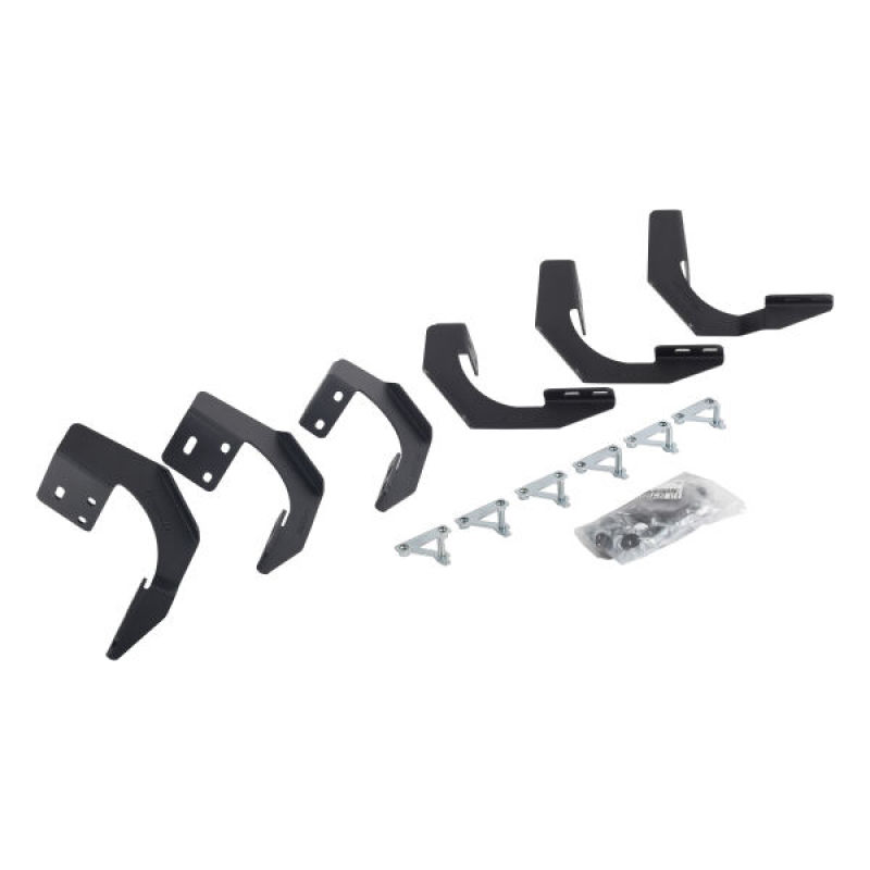 Go Rhino 05-22 Toyota Tacoma DC 4DR RB10 Slim Running Boards Kit (Incl. Brackets) - Tex. Blk (1x gor6944296, 1x gor630087SPC) thumbnail 5