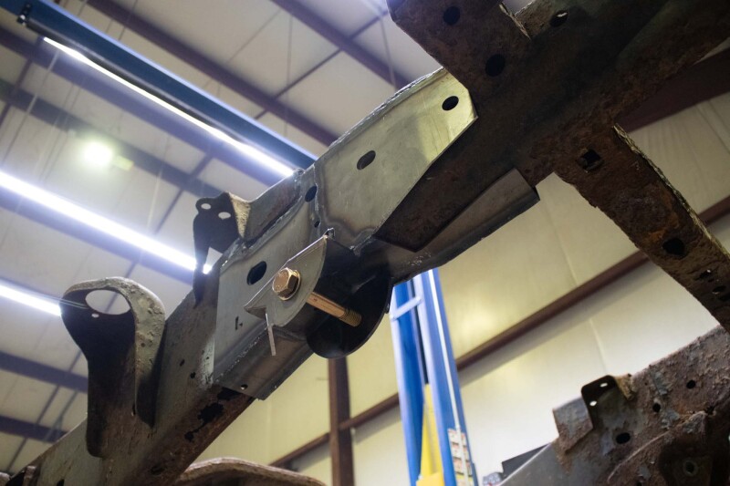 Rust Buster Forward Leaf Spring Mount Right Side