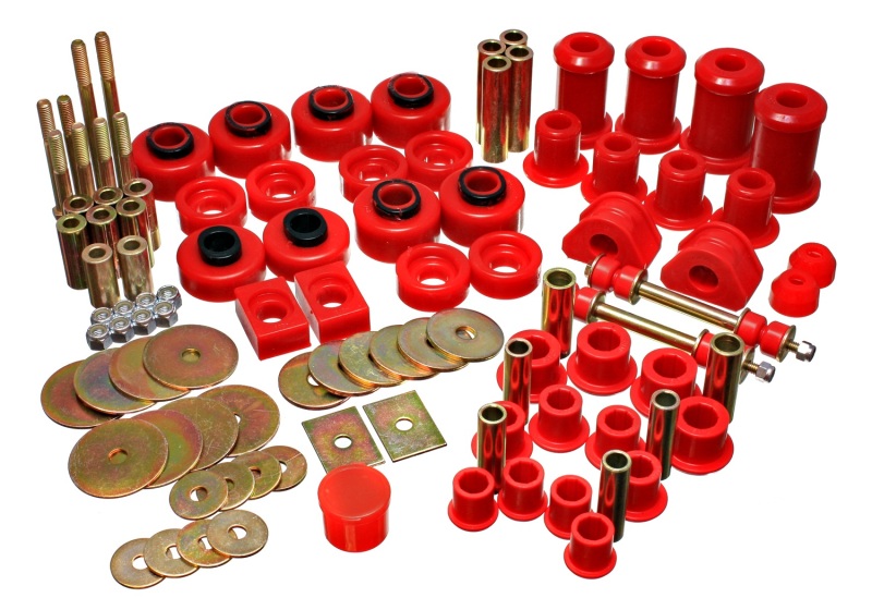 Energy Suspension Ford F-150/F-250 4WD Red Hyper-flex Master Bushing Set thumbnail 3