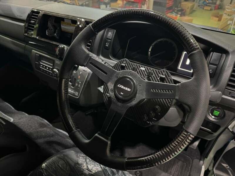 GReddy Sports Steering Wheel - Carbon thumbnail 2
