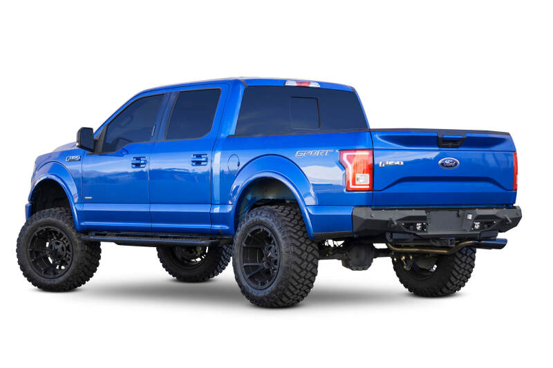 Addictive Desert Designs 15-18 Ford F-150 Stealth Fighter Rear Bumper w/ Backup Sensor Cutout thumbnail 7
