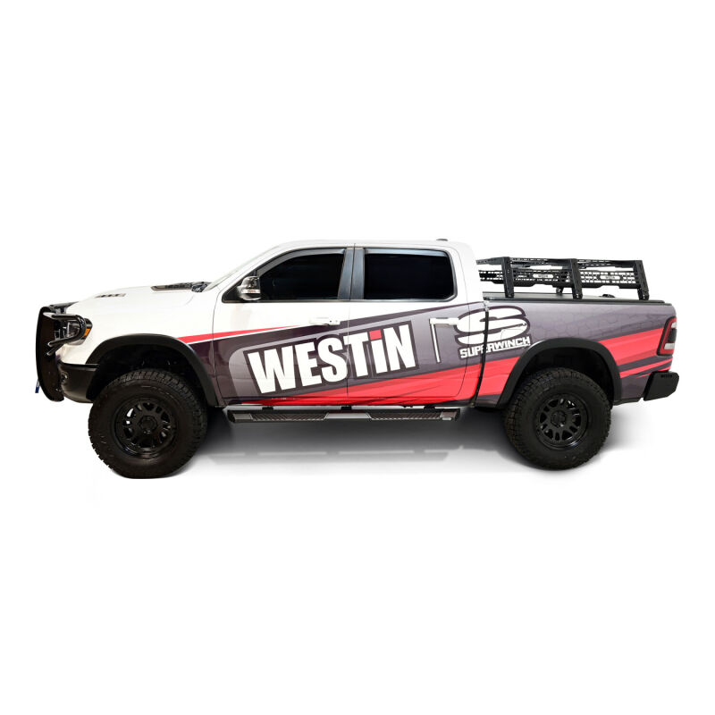 Westin 19-25 RAM 1500 Crew Cab (Excl. 2019+ Classic) AT6 Running Boards - Black thumbnail 2