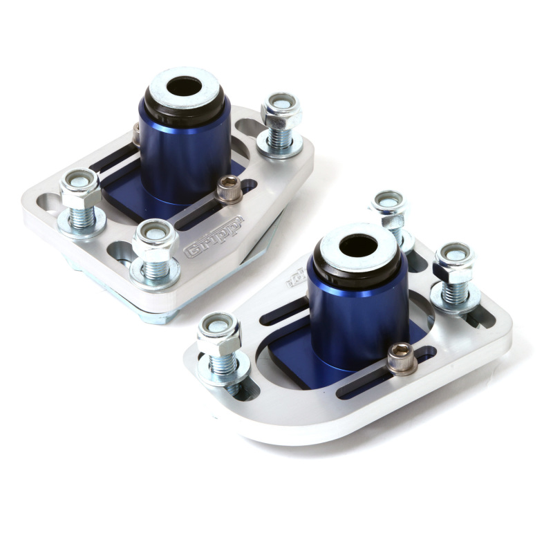 BBK 79-93 Mustang Caster Camber Plate Kit - Silver Anodized Finish thumbnail 2