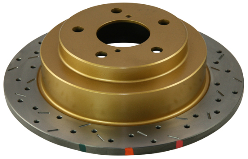 DBA HD Series 4000XS Brake Rotors DBA4644XS Disc Rotor, Cross-Drilled, Slotted, 4000 XS Series, Uni-Directional, Subaru, Rear, Each thumbnail 8