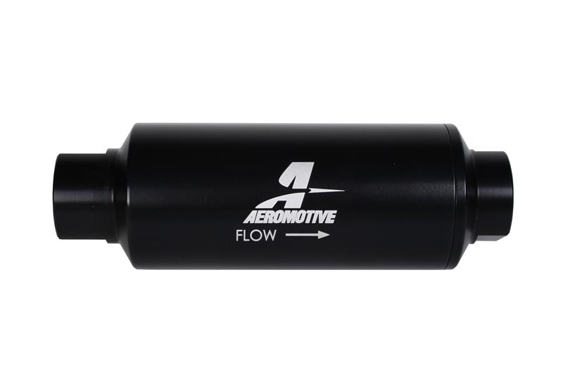 Aeromotive In-Line Marine Filter - AN-12 - 40 Micron SS Element - Black Hardcoat Finish thumbnail 2
