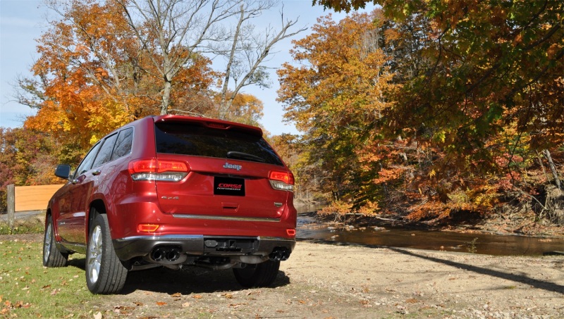 Corsa 2014-2021 Jeep Grand Cherokee 3.6L V6 Black Sport Cat-Back Exhaust thumbnail 7
