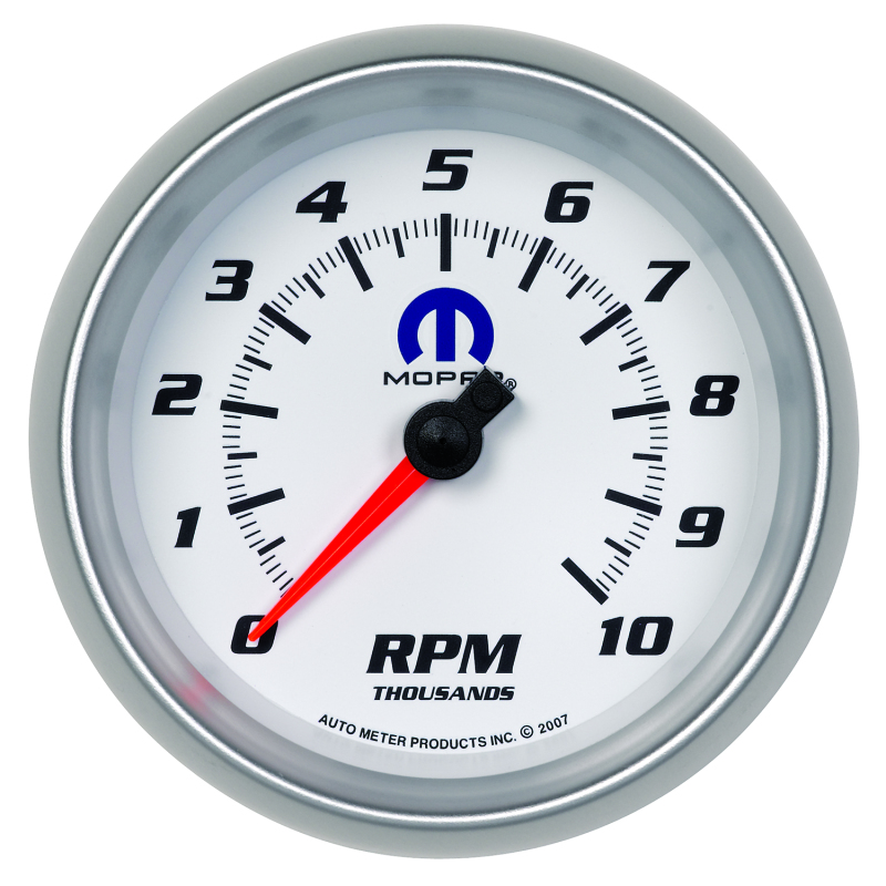 Autometer Mopar 3-3/8in (85.7mm) Tachometer 10,000 RPM thumbnail 9
