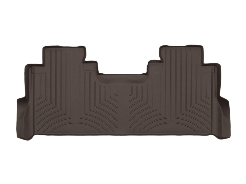 WeatherTech 2017+ Ford F-250/F-350/F-450/F-550 Rear FloorLiner - Cocoa Fits 1st Row Bench Seat