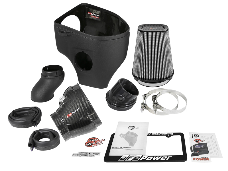 aFe Magnum Force Stage-2 Track Series Carbon Fiber AIS w/Pro Dry S Media-18 Dodge Challenger V8-6.2L thumbnail 4