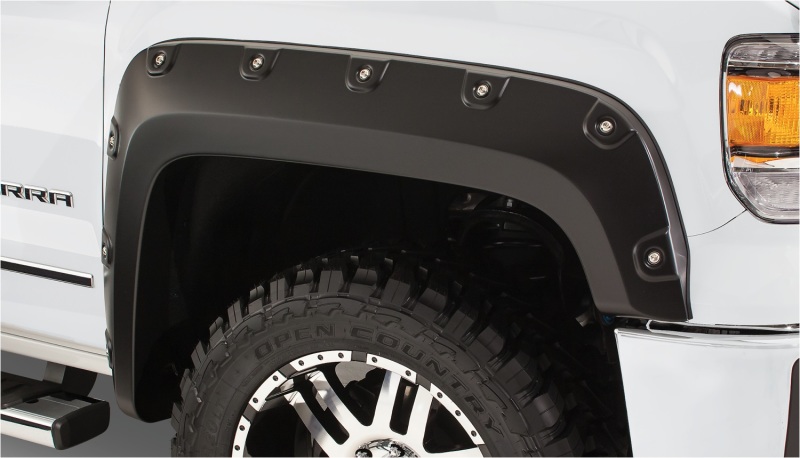 Bushwacker 16-18 GMC Sierra 1500 Boss Pocket Style Flares 4pc - Black thumbnail 4