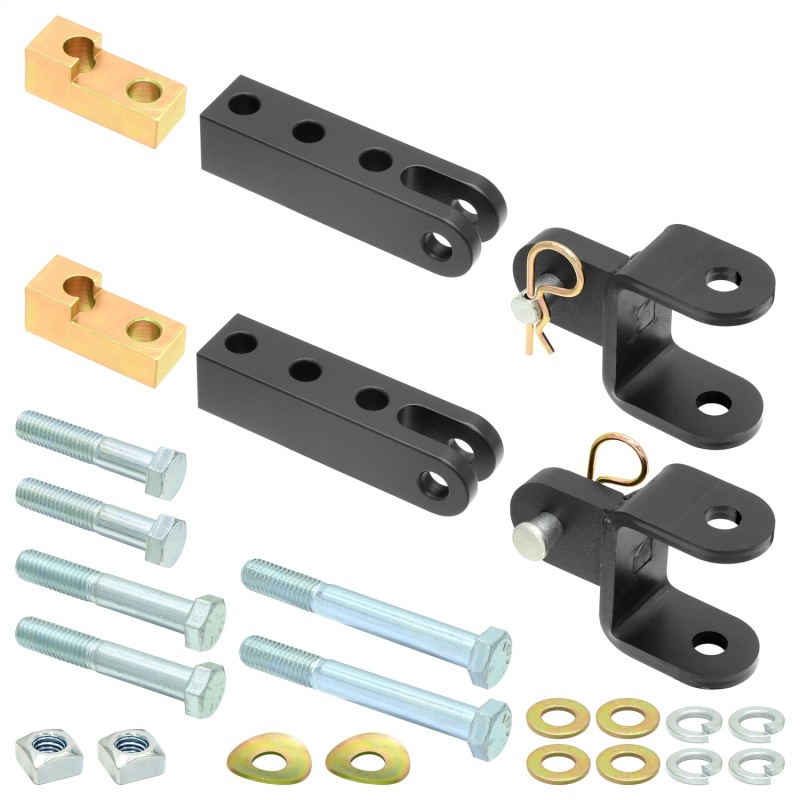 RockJock TL/LJ Tow Bar Mounting Kit Front Bolt-On w/ Mounting Hardware Fits OEM & Most Bumpers thumbnail 2