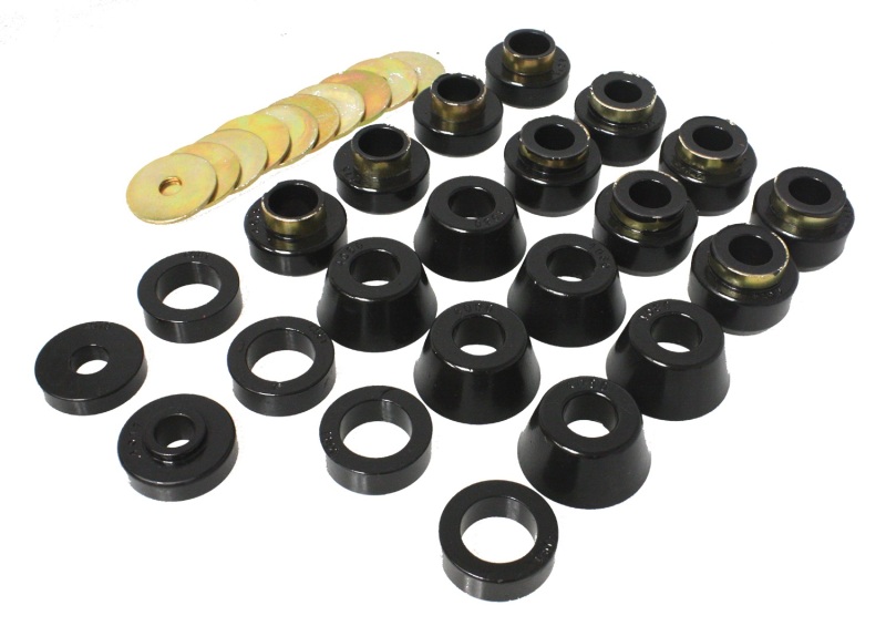 Energy Suspension 87-96 Jeep Wrangler Black Body(cab) Mount Set thumbnail 4