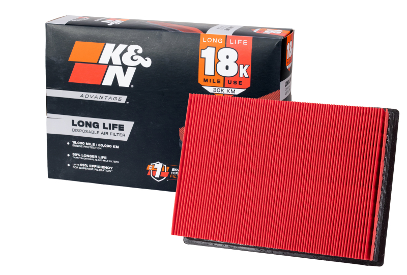 K&N Advantage Air Filter 18K Miles BMW 325I 00-05 325Ci 00-07 X3 04-06 330Ci 00-06 thumbnail 2