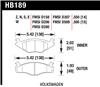 HAWK HP+ Brake Pad Sets