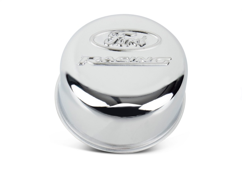 Ford Racing Logo Push-In Type Air Breather Cap - Chrome thumbnail 4